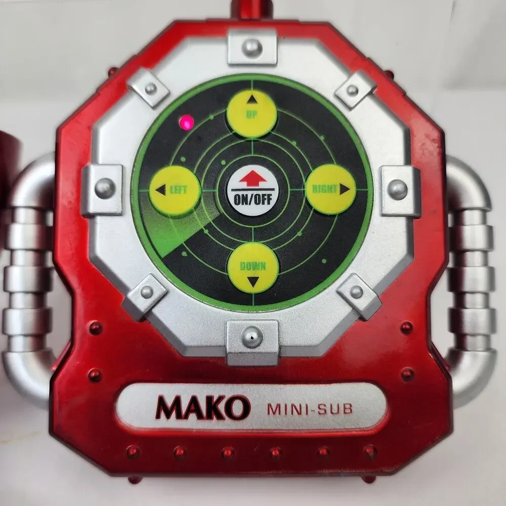 Radio Shack Mako Complete Mini-sub Submarine w/Remote Red Tested and Working